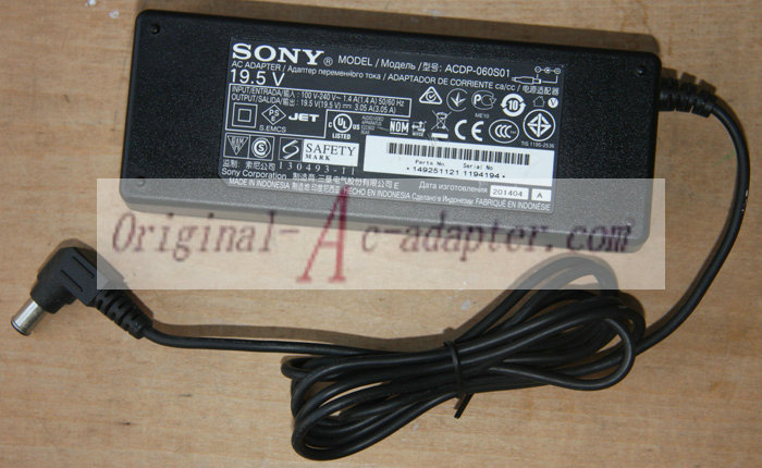 *Brand NEW*ACDP-060S01 ACDP-060E02 SONY DC 19.5V 3.05A (60W) AC DC Adapter POWER SUPPLY